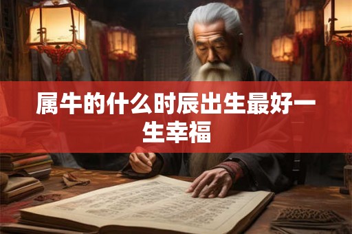 属牛的什么时辰出生最好一生幸福 属牛的什么时辰出生最好一生幸福
