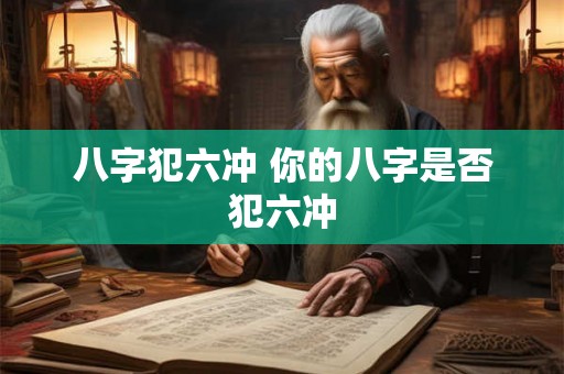 八字犯六冲 你的八字是否犯六冲 八字犯六冲 你的八字是否犯六冲