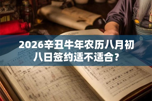 2026辛丑牛年农历八月初八日签约适不适合？