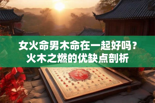 女火命男木命在一起好吗？火木之燃的优缺点剖析