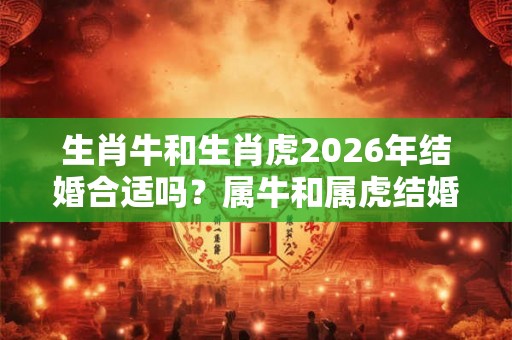 生肖牛和生肖虎2026年结婚合适吗？属牛和属虎结婚好吗？
