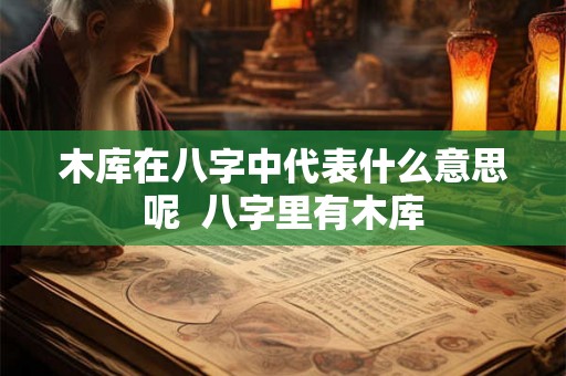 木库在八字中代表什么意思呢 八字里有木库 木库在八字中代表什么意思呢 八字里有木库