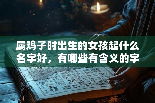 属鸡子时出生的女孩起什么名字好，有哪些有含义的字