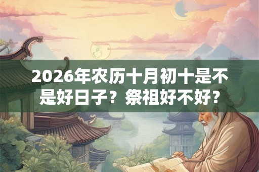 2026年农历十月初十是不是好日子？祭祖好不好？