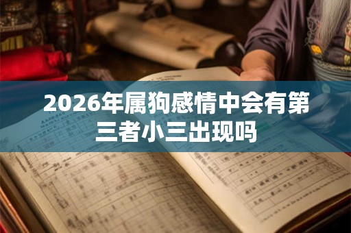 2026年属狗感情中会有第三者小三出现吗
