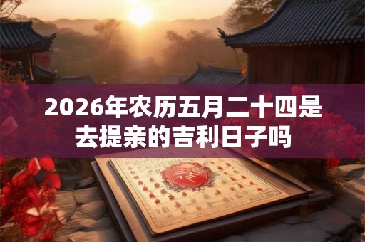2026年农历五月二十四是去提亲的吉利日子吗 2026年农历五月二十四是去提亲的吉利日子吗
