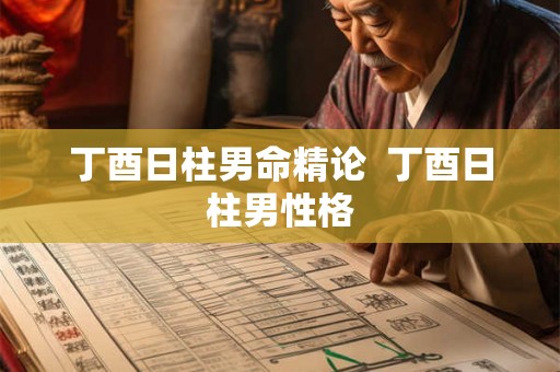 丁酉日柱男命精论 丁酉日柱男性格 丁酉日柱男命精论 丁酉日柱男性格