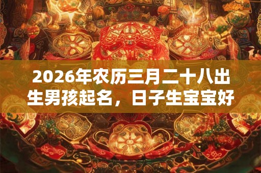2026年农历三月二十八出生男孩起名,日子生宝宝好吗? 2026年农历三月二十八出生男孩起名,日子生宝宝好吗?