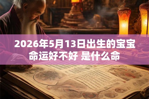 2026年5月13日出生的宝宝命运好不好 是什么命