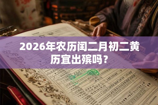 2026年农历闰二月初二黄历宜出殡吗？