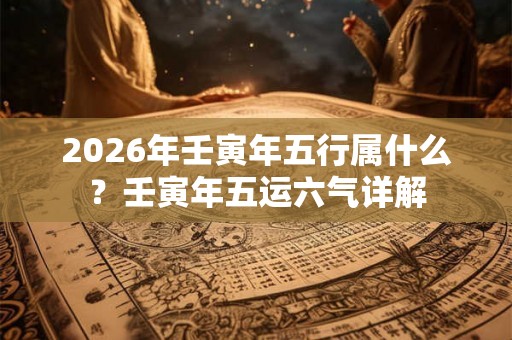 2026年壬寅年五行属什么？壬寅年五运六气详解