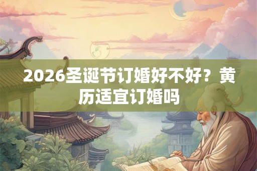 2026圣诞节订婚好不好？黄历适宜订婚吗