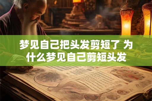 梦见自己把头发剪短了 为什么梦见自己剪短头发