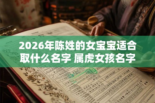 2026年陈姓的女宝宝适合取什么名字 属虎女孩名字寓意解析