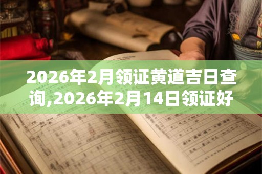 2026年2月领证黄道吉日查询,2026年2月14日领证好吗