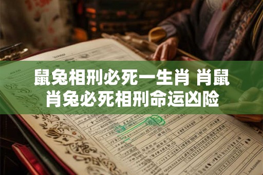 鼠兔相刑必死一生肖 肖鼠肖兔必死相刑命运凶险 鼠兔相刑必死一生肖 肖鼠肖兔必死相刑命运凶险