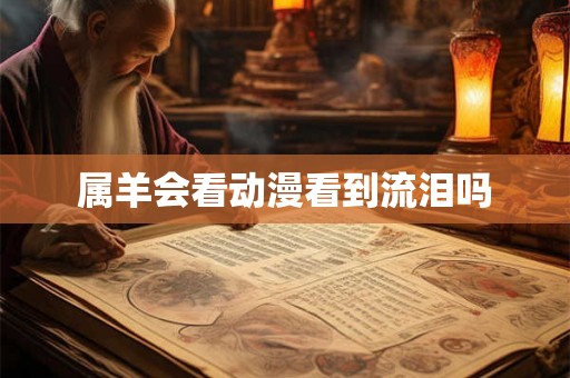 属羊会看动漫看到流泪吗 属羊会看动漫看到流泪吗