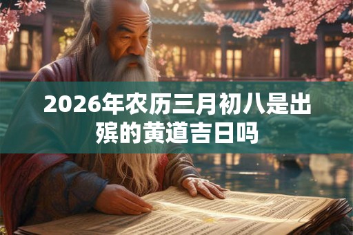 2026年农历三月初八是出殡的黄道吉日吗