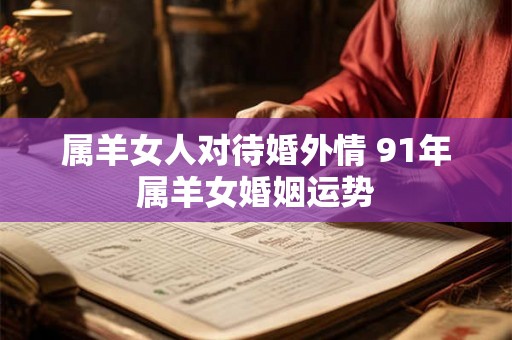 属羊女人对待婚外情 91年属羊女婚姻运势