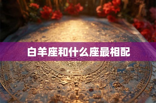 白羊座和什么座最相配