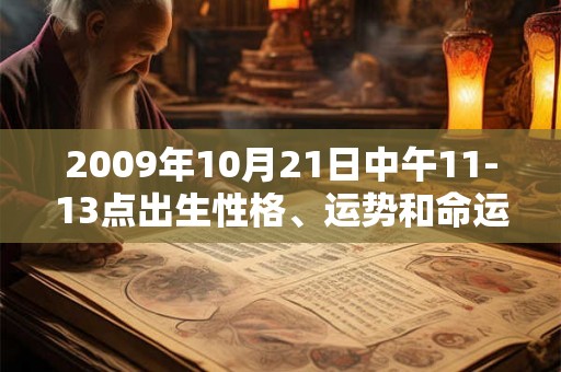 2009年10月21日中午11-13点出生性格、运势和命运 2009年10月21日中午11-13点出生性格、运势和命运