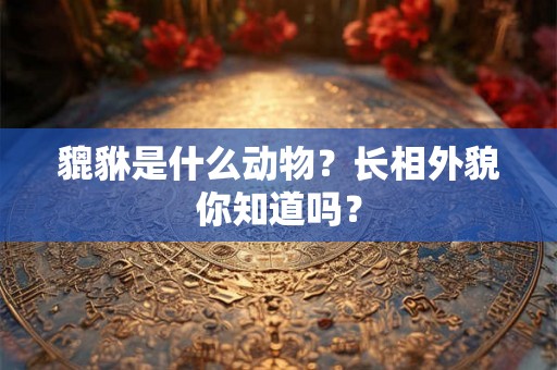 貔貅是什么动物?长相外貌你知道吗? 貔貅是什么动物?长相外貌你知道吗?