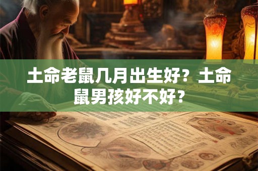 土命老鼠几月出生好?土命鼠男孩好不好? 土命老鼠几月出生好?土命鼠男孩好不好?