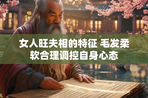 女人旺夫相的特征 毛发柔软合理调控自身心态