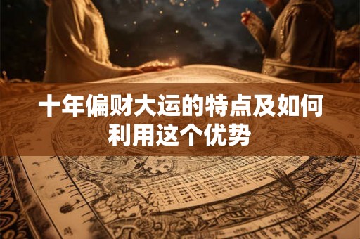 十年偏财大运的特点及如何利用这个优势