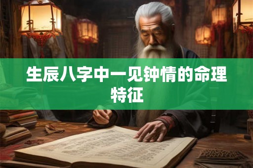 生辰八字中一见钟情的命理特征
