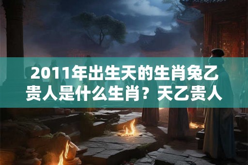 2011年出生天的生肖兔乙贵人是什么生肖？天乙贵人有什么作用？