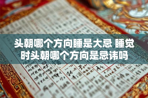 头朝哪个方向睡是大忌 睡觉时头朝哪个方向是忌讳吗