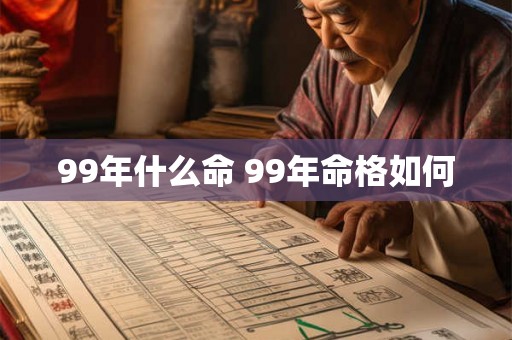 99年什么命 99年命格如何