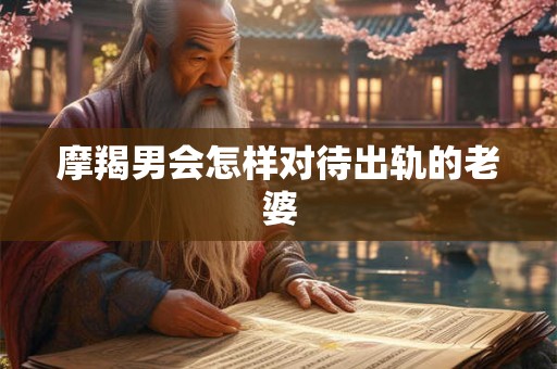 摩羯男会怎样对待出轨的老婆