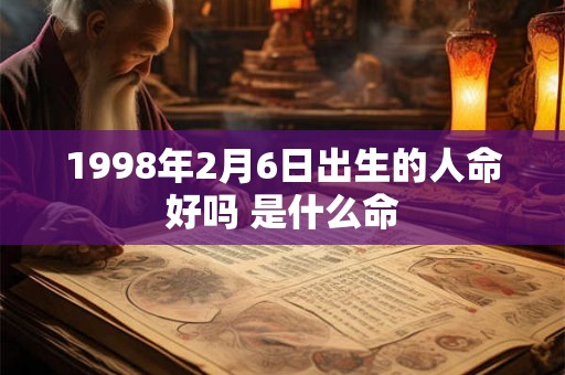 1998年2月6日出生的人命好吗 是什么命