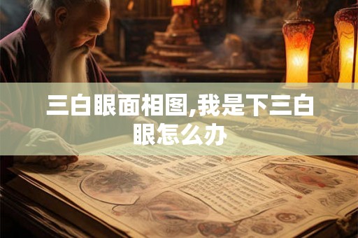 三白眼面相图,我是下三白眼怎么办