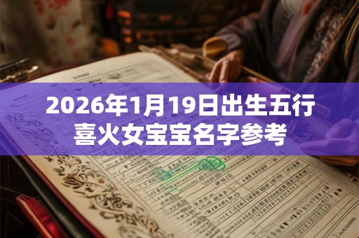 2026年1月19日出生五行喜火女宝宝名字参考