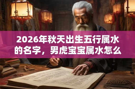 2026年秋天出生五行属水的名字，男虎宝宝属水怎么起名？