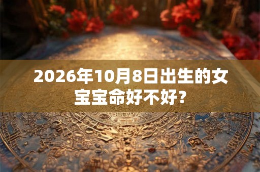 2026年10月8日出生的女宝宝命好不好？