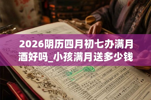2026阴历四月初七办满月酒好吗_小孩满月送多少钱