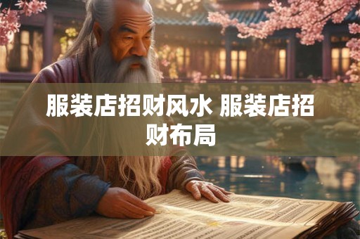 服装店招财风水 服装店招财布局