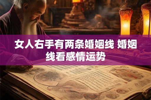 女人右手有两条婚姻线 婚姻线看感情运势 女人右手有两条婚姻线 婚姻线看感情运势