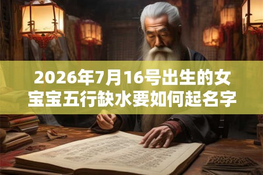 2026年7月16号出生的女宝宝五行缺水要如何起名字 2026年7月16号出生的女宝宝五行缺水要如何起名字