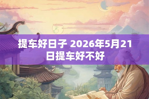 提车好日子 2026年5月21日提车好不好