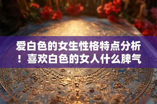 爱白色的女生性格特点分析！喜欢白色的女人什么脾气
