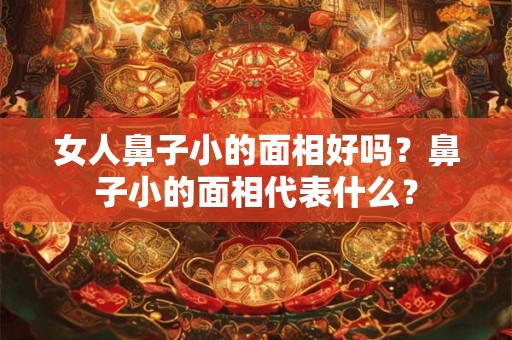 女人鼻子小的面相好吗?鼻子小的面相代表什么? 女人鼻子小的面相好吗?鼻子小的面相代表什么?