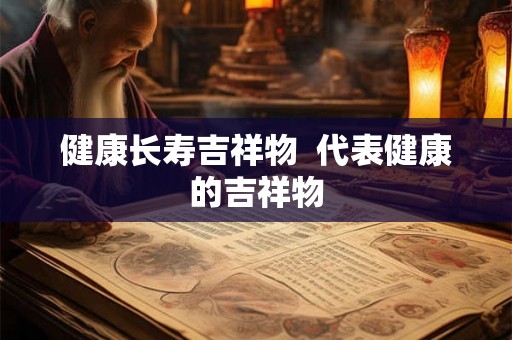 健康长寿吉祥物  代表健康的吉祥物