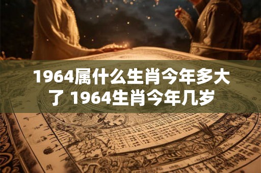 1964属什么生肖今年多大了 1964生肖今年几岁 1964属什么生肖今年多大了 1964生肖今年几岁
