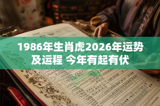 1986年生肖虎2026年运势及运程 今年有起有伏
