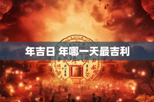 年吉日 年哪一天最吉利